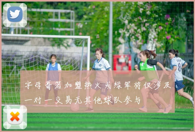 字母哥若加盟热火或绿军将仅涉及一对一交易无其他球队参与